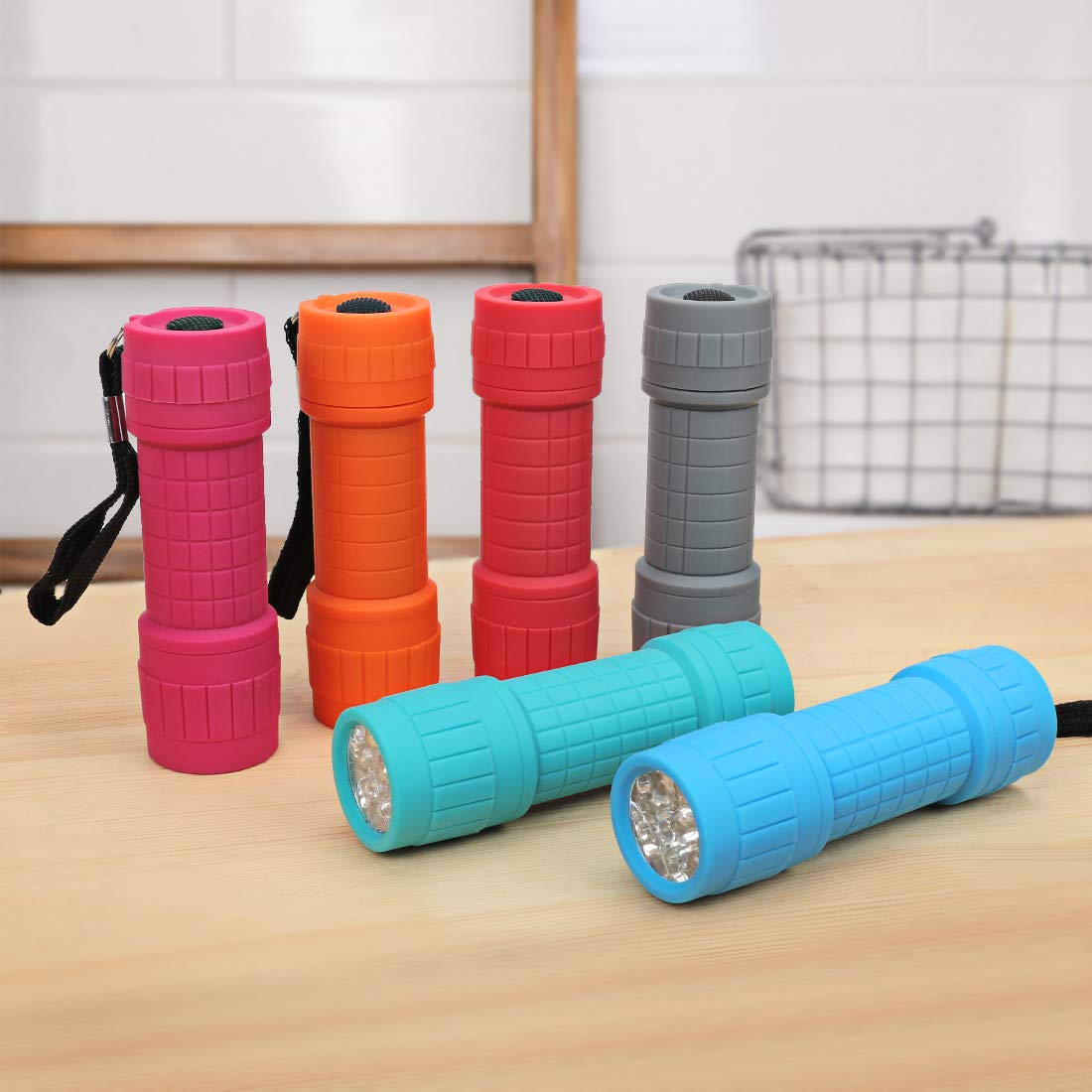EverBrite 6-Pack Flashlight and LED Rechargeable Kids Headlamp