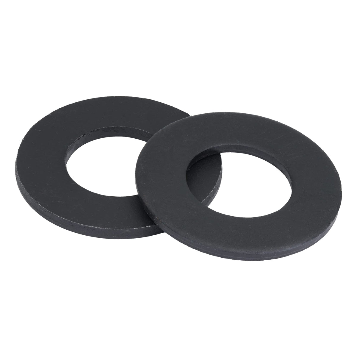 Black Washer Fits 3/8" Diameter Screw Size (50 pcs), 13/16" Outside Diameter, Steel with Weatherproof Black Ruspert Coating for Outdoor Use by Makers Bolt