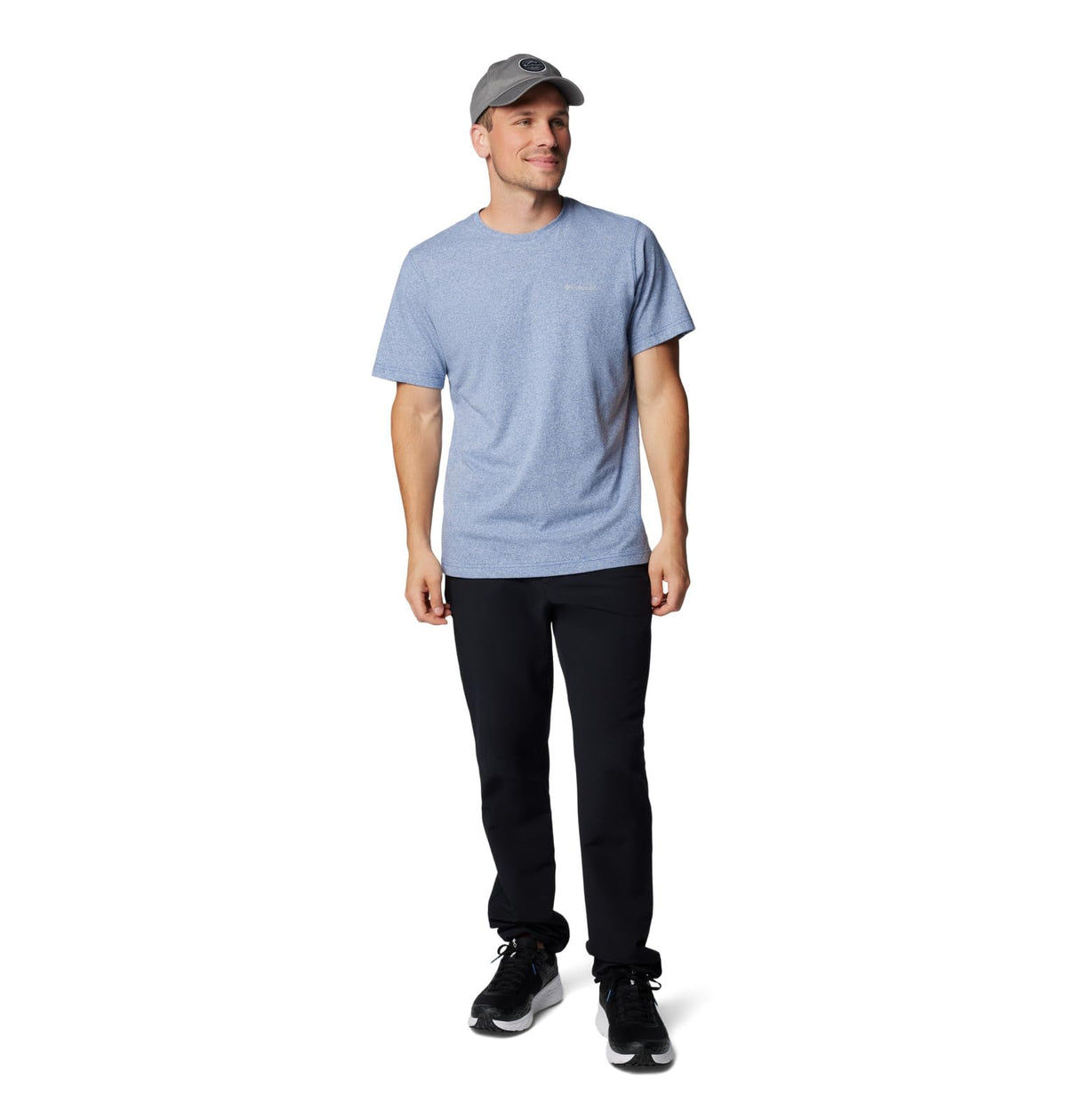 Columbia Men's Thistletown Hills Short Sleeve, Mountain Blue Heather, X-Large