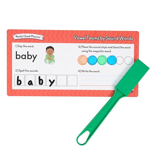 Really Good Phonics Vowel Teams by Sound and Diphthongs Word Segmenting and Blending Kit