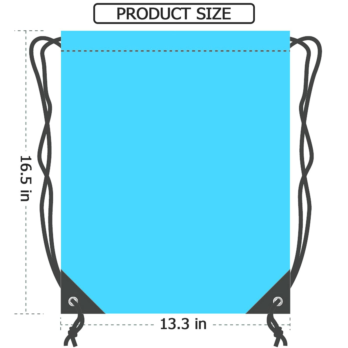 INVODA Drawstring Backpack 4PCS Bulk String Backpack Drawstring Bags Sport Gym Cinch Bag Sackpack for Women Men (Blue)