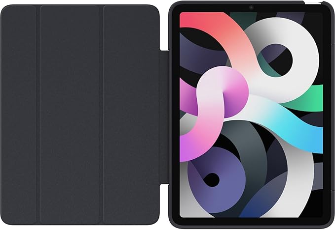OtterBox - Symmetry Series 360 Elite Case for 11" iPad Air M2/4th/5th Gen - Scratch-Resistant Tablet Case with Folio and Apple Pencil Holder (Scholar Grey)