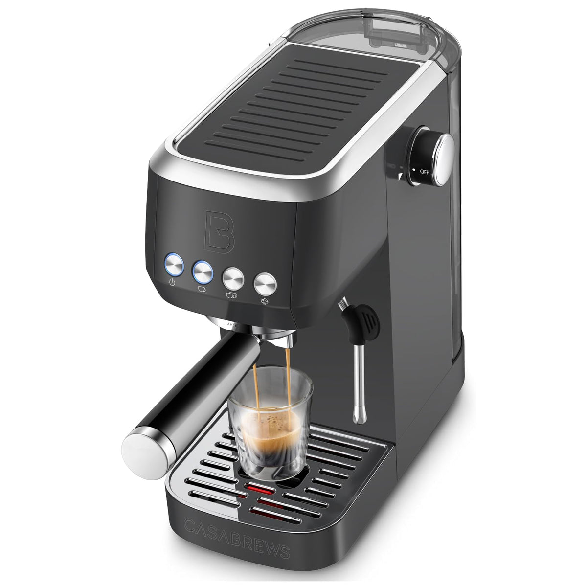 CASABREWS 3700 Essential Espresso Machine, Stainless Steel Espresso Maker