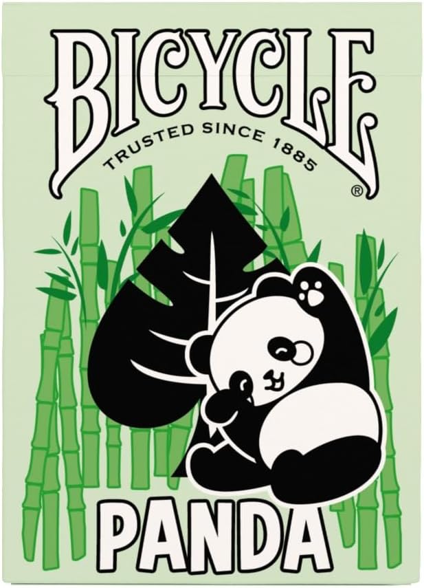 Bicycle Panda Playing Cards, Cute Animal Playing Cards, 1 Deck