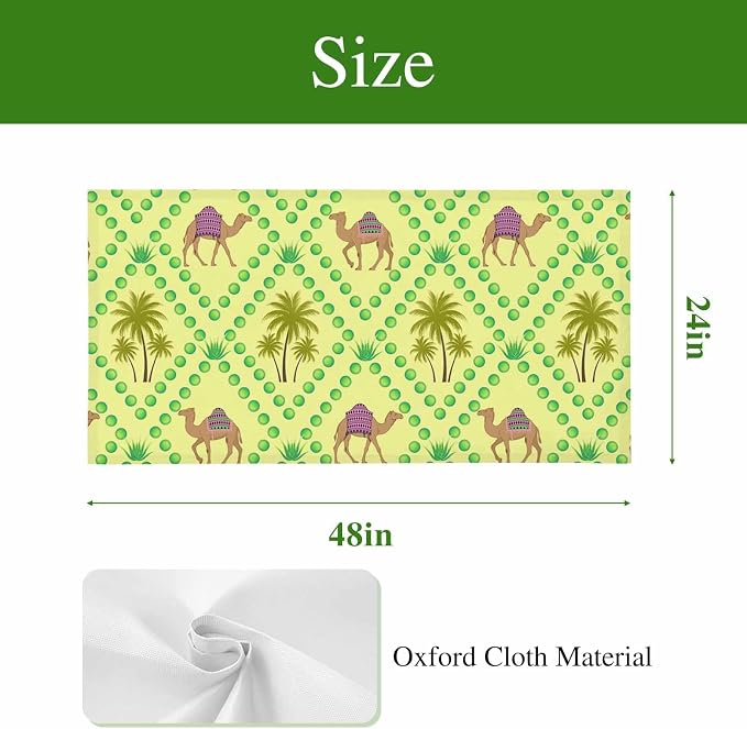 3 Pack Fluorescent Light Cover, Desert Sand Camels Light Covers