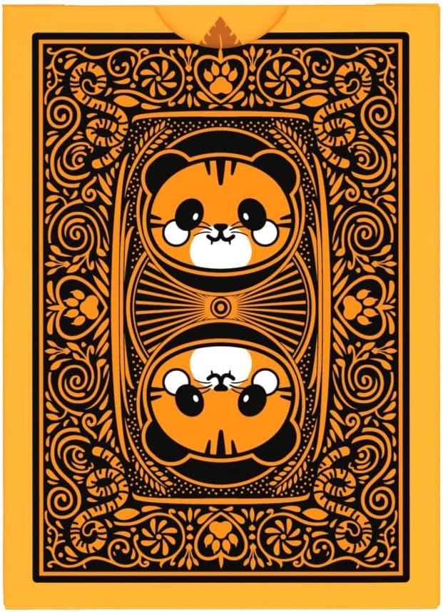 Bicycle Tiger Playing Cards - Cute and Collectible Bengal Tiger Inspired Toys Deck of Card Game for Family Game Night