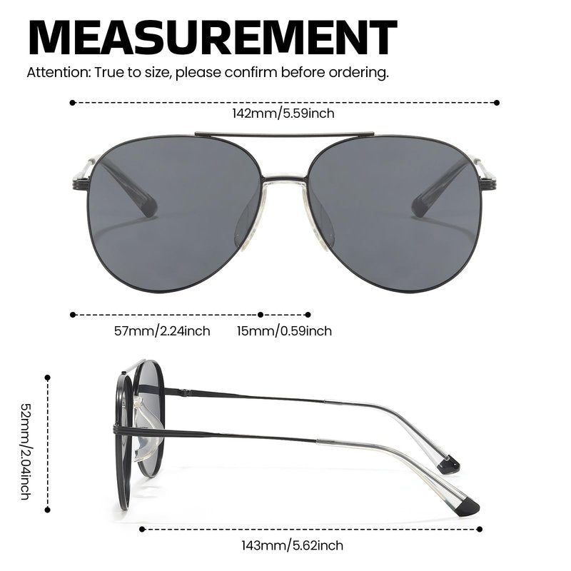 SODQW Tangle Free Aviator Sunglasses for Women Men Polarized Sun Glasses With UV Protection 2026 Fasion Trendy Shades