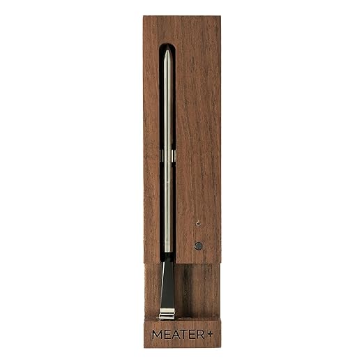 MEATER Plus Smart Meat Thermometer, Walnut, Bluetooth, 165ft, Grill & Oven