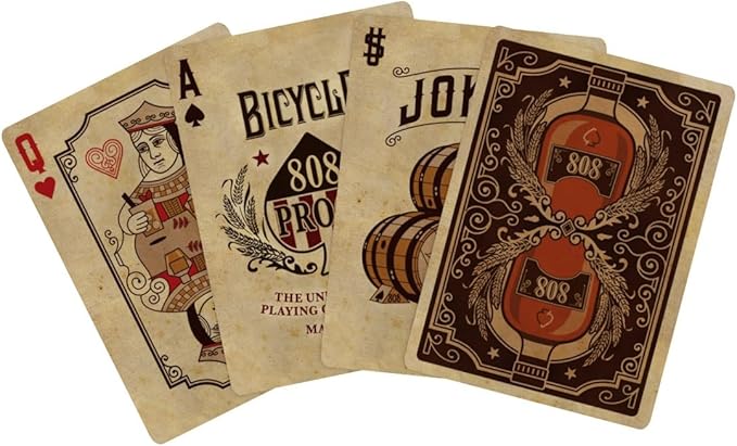 Bicycle Bourbon Playing Cards Brown'