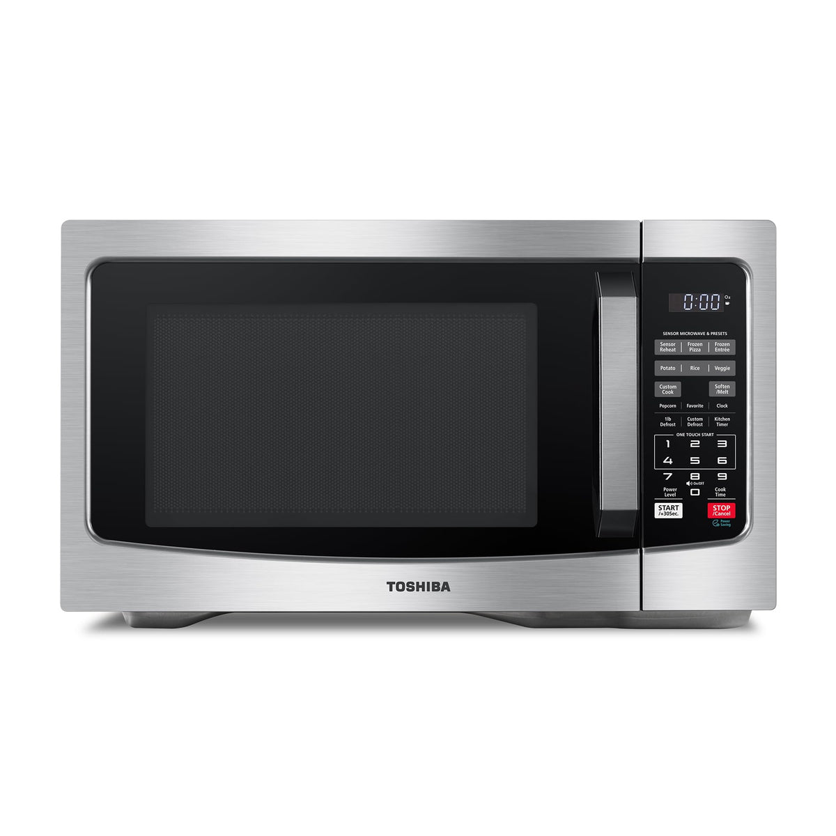 TOSHIBA Countertop Microwave Oven, 1.2 Cu.Ft, 1000W, Black