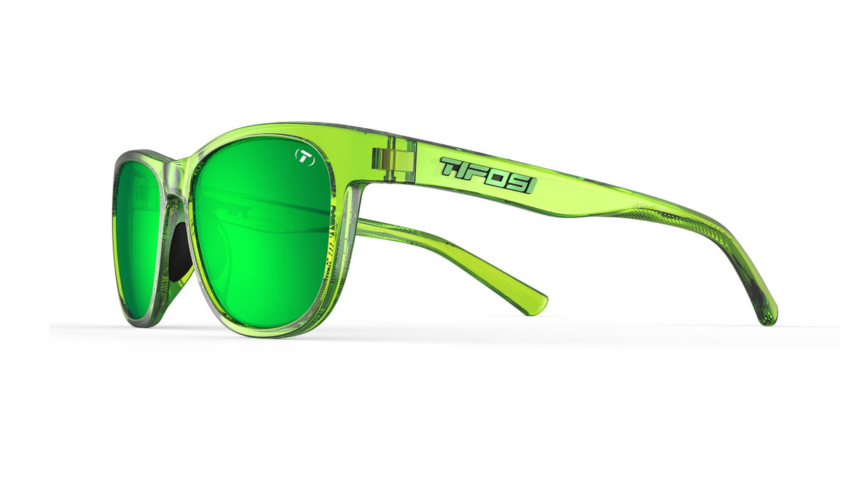 Tifosi Swank Sunglasses (Hyper Lime/Green Mirror with AR)