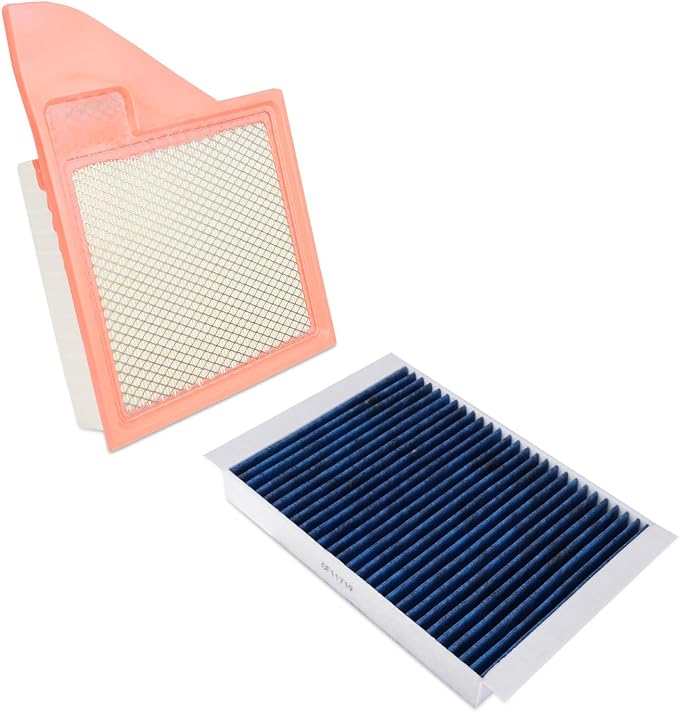 Cabin & Engine Air Filter Fit for Ford Mustang 2011-2014 5.0L/3.7L, Mustang