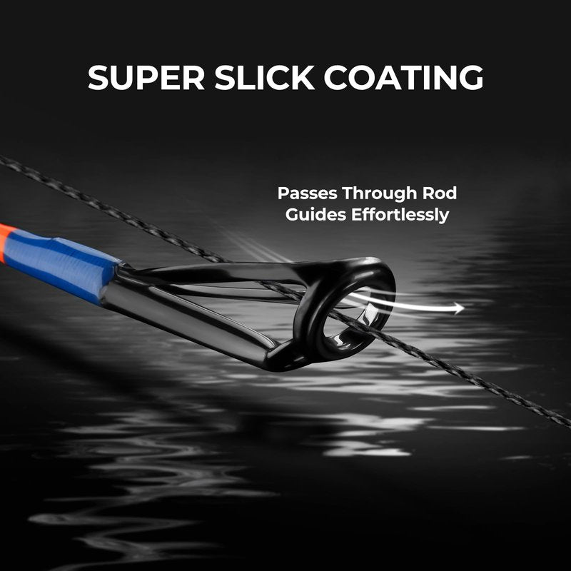 KastKing Superpower Braided Fishing Line, Black, 50LB, 150 Yds
