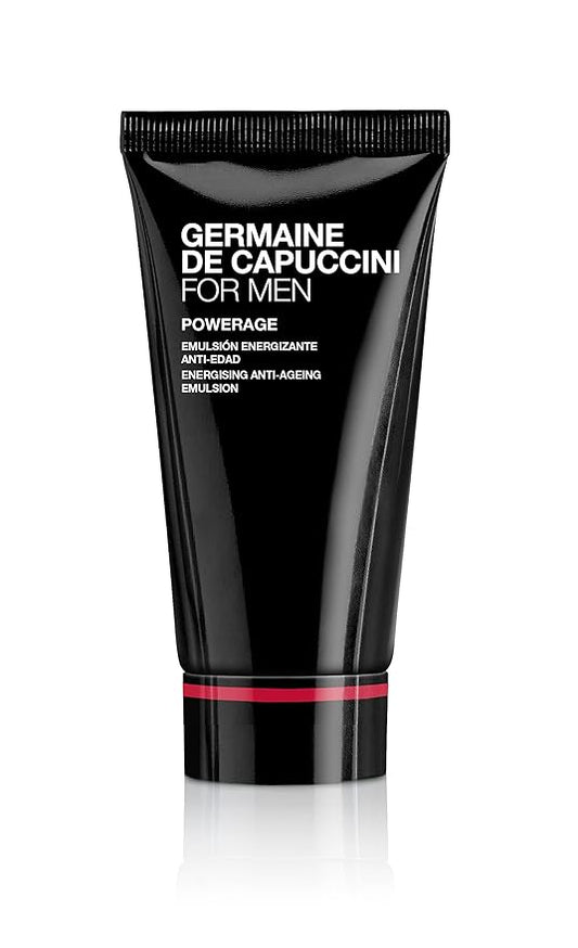 Germaine de Capuccini - FOR MEN Powerage Serum - Energising Anti-ageing Emulsion - Repairing and regenerating effect - 1.7 Oz