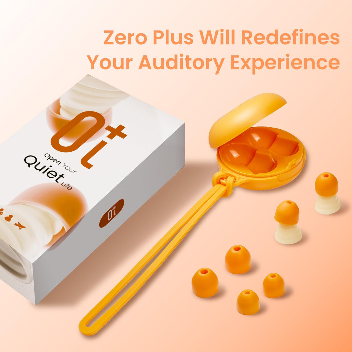 ZEROPLUS Ear Plugs for Sleeping Side Sleeper,Comfortable Ear Plugs for Noise Reduction-26 dB, 360 Rotating Fit&3 Adjustable Sizes, Ideal for Sleep,Focus,Travel and Those Sensitive to Noise