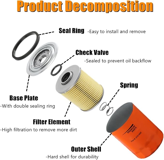 070185ES Oil Filters 90mm High Capacity