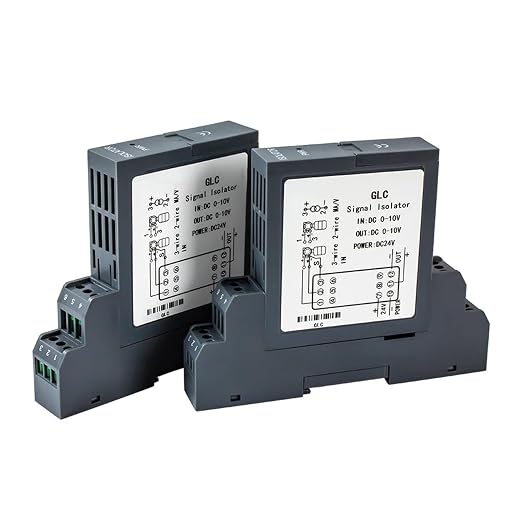 Analog Signal Isolator 4-20mA Signal Isolator Din Rail Mount 0.5% FS Precision