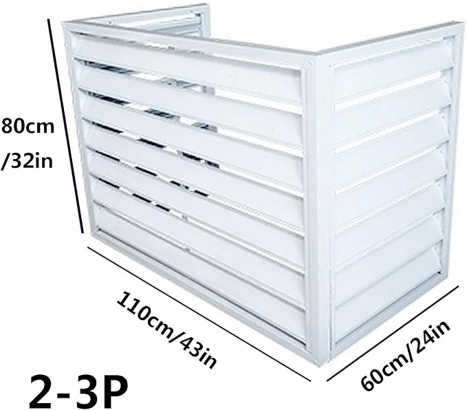 Outdoor air conditioning fence, outdoor air conditioning hidden protective cover