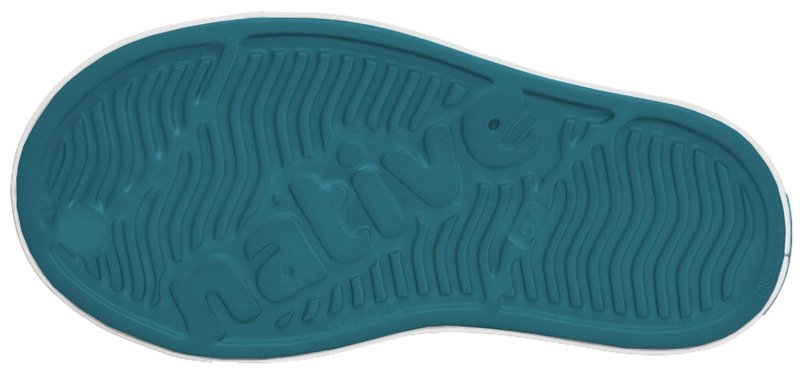 Native Shoes Unisex-Kids Jefferson Sneakers, Faded Glory Blue/Shell White, 13 Little Kid
