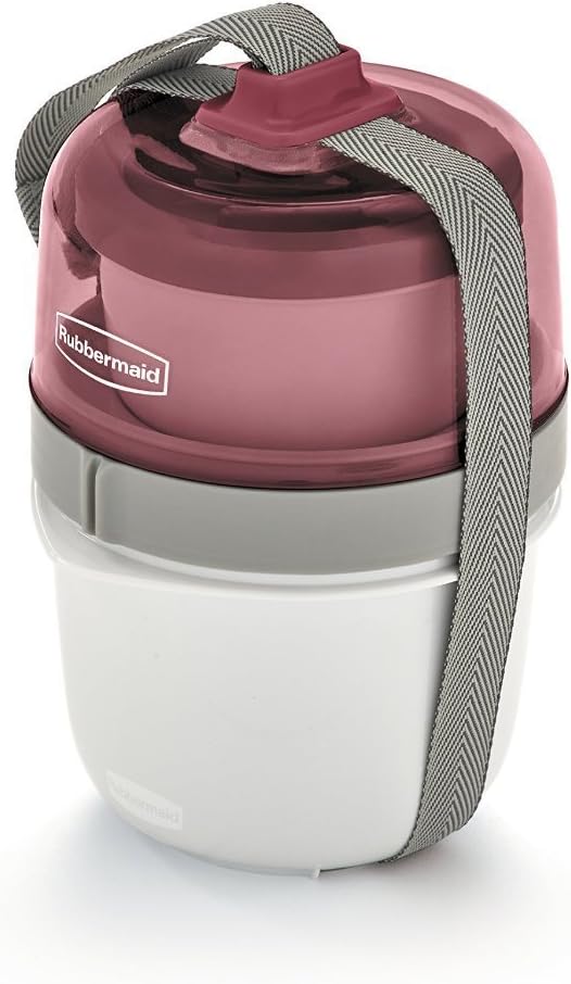 Rubbermaid Fasten + Go Soup Kit, Marsala, 3-Piece Set