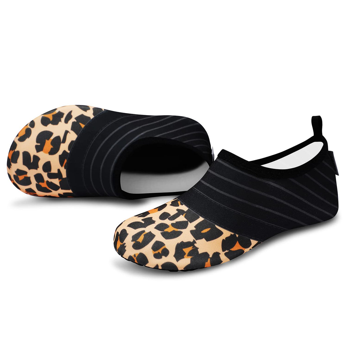 VIFUUR Water Sports Unisex Shoes Splice Orange Leopard - 9-10 W US / 7.5-8.5 M US (40-41)