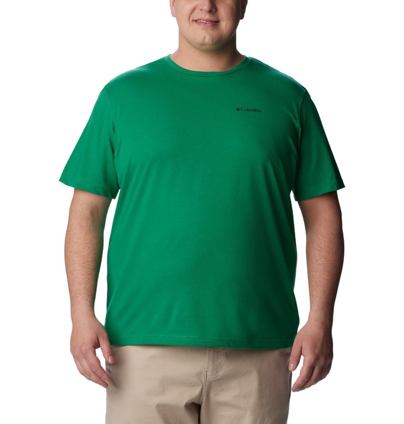 Columbia Men's Thistletown Hills Short Sleeve, Bamboo Forest, 2X Tall