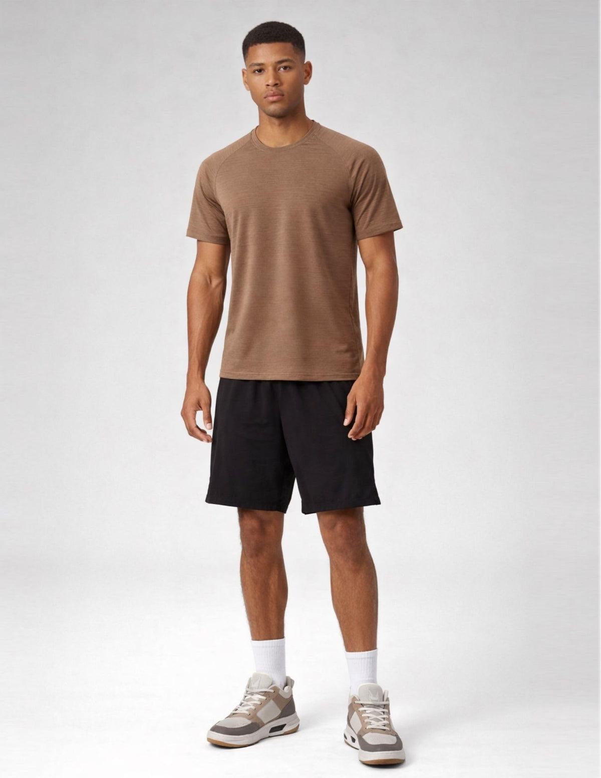 5 Pack Men’s Active Quick Dry Crew Neck T Shirts | Athletic Running Gym Workout Short Sleeve Tee Tops Bulk (Set 19, 5X-Large)