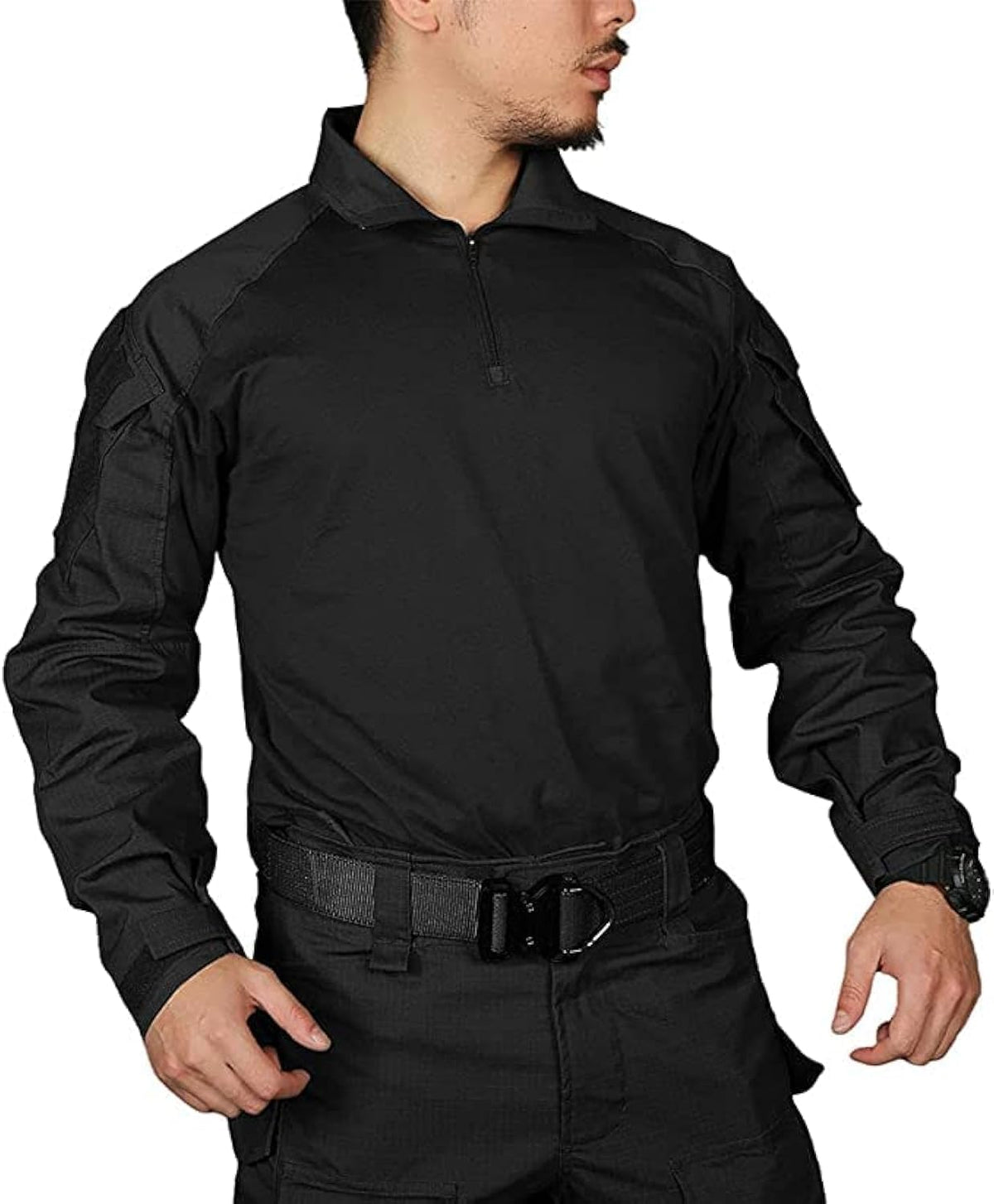 EMERSONGEAR Men's Tactical Shirt,Airsoft Combat Army Paintball Quick Dry Long Sleeve BDU T-Shirt Top