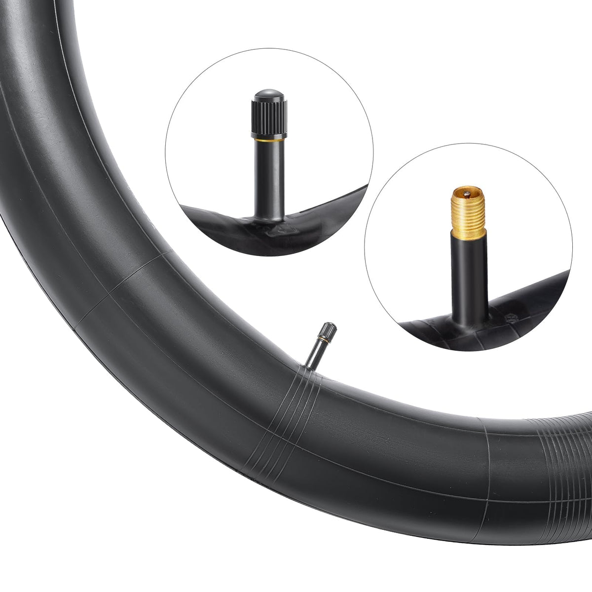 26" Bike Tubes 26x2.125/2.25/2.30/2.35/2.40 AV32mm Schrader Valve 56/64-559 26" Bicycle Tube - Butyl Rubber Compatible with Mountain, Road, MTB, City Bike Tire -2 PCS