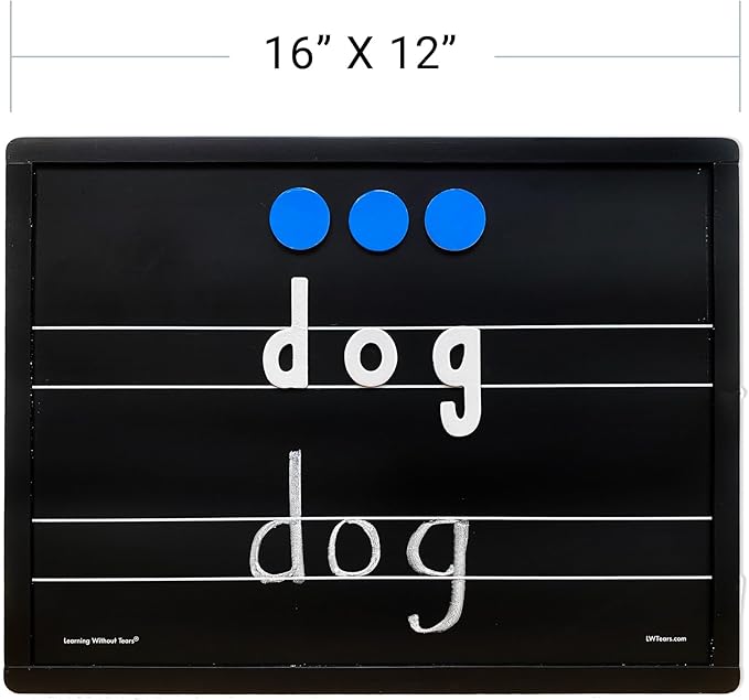 Handwriting Without Tears, Letters to Words Blackboard Set, PreK +, Phonics Practice, Hands-on multisensory kit