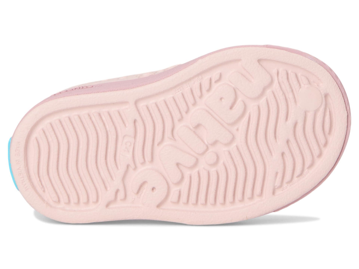 Native Shoes Unisex-Kids Jefferson Sneakers, Dust Pink/Balos Pink, 6 Toddler