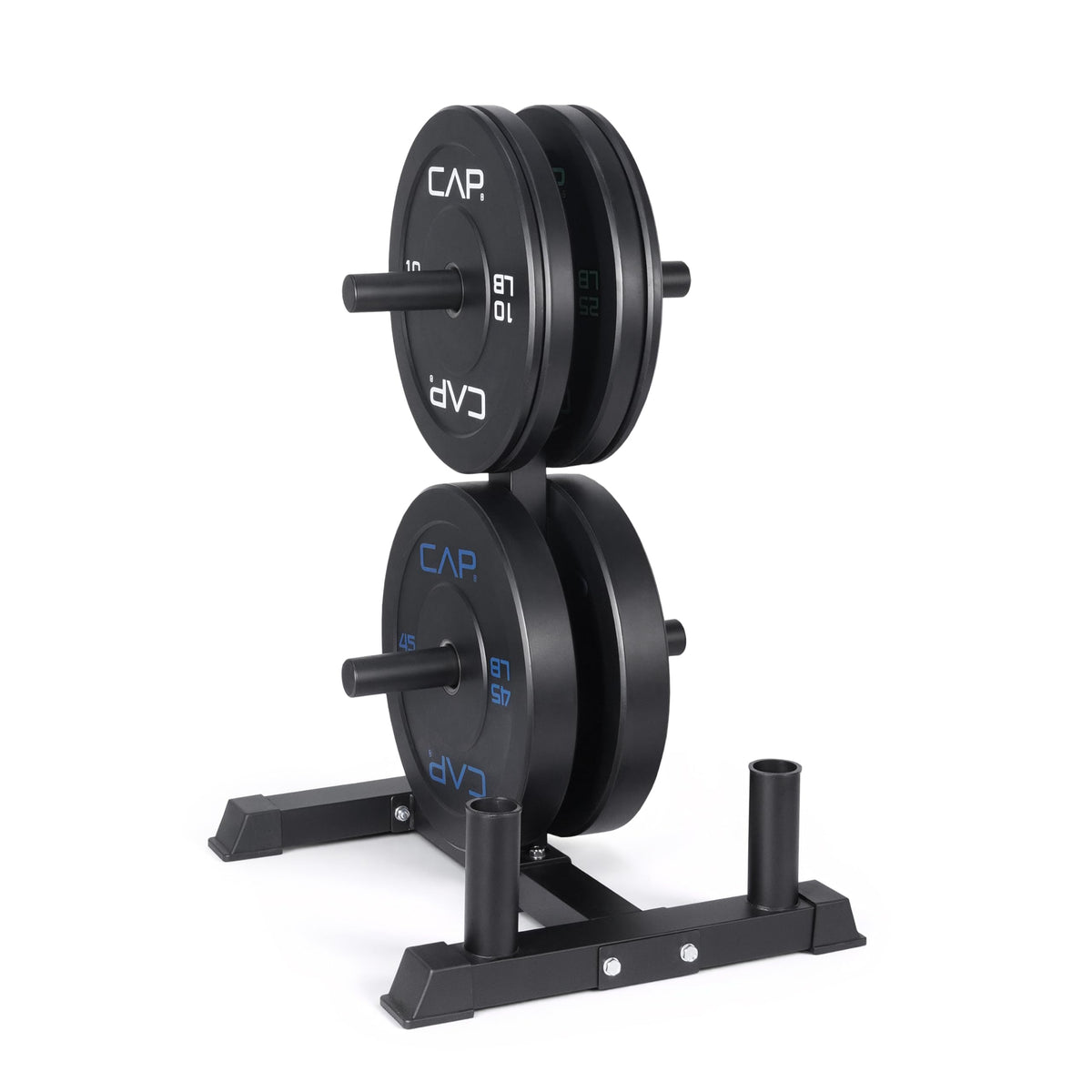 CAP 260lb Competition Olympic Bumper Plate Weight Set