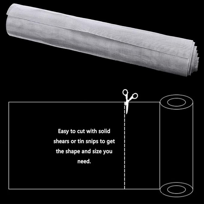 304 Stainless Steel Woven Wire Mesh, Metal Mesh Panel, 150 Mesh Ultra-Fine