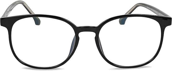 Brookstone Blue Light Blocking Glasses For Women and Men Computer Gaming Eye Protection UV Blocker With Pouch Cloth and Spray