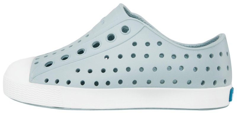 Native Shoes Unisex-Kids Jefferson Sneakers, Skip Blue/Shell White, 4 Toddler