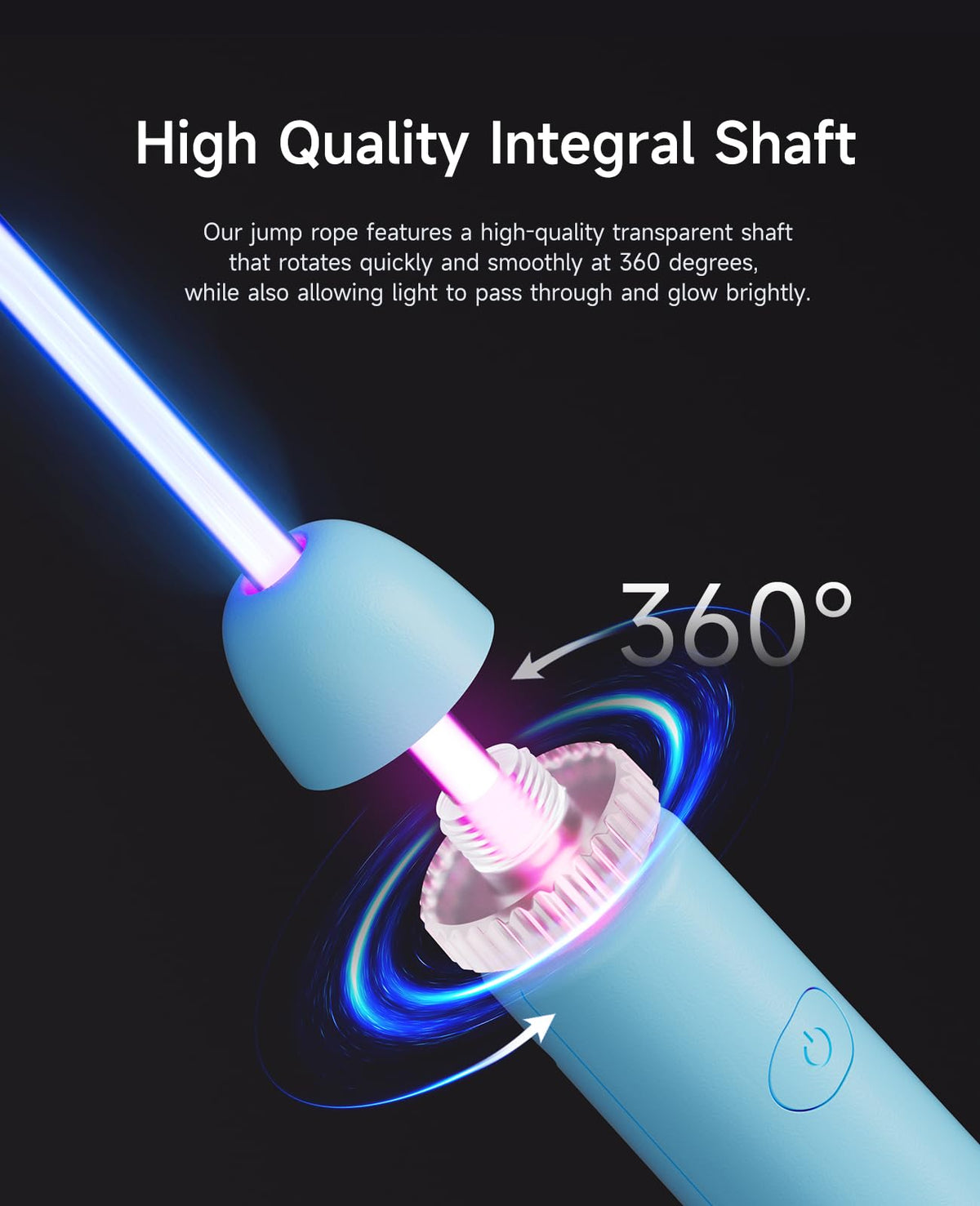 LED Jump Rope for Kids, Glow in The Dark Fun Fitness Gift