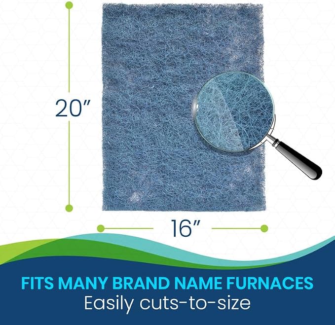 Natural Fiber Hog Hair Furnace Door Filter