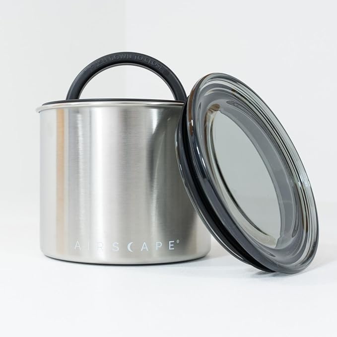 AirScape Planetary Design Stainless Steel Coffee Canister | Food Storage