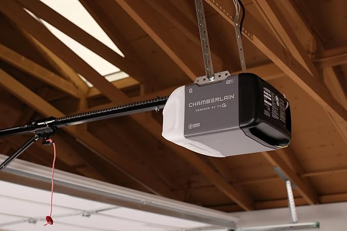 Chamberlain C2212T Smart Wi-Fi Garage Door Opener, 1/2-HP Chain Drive Motor - Quantity 1