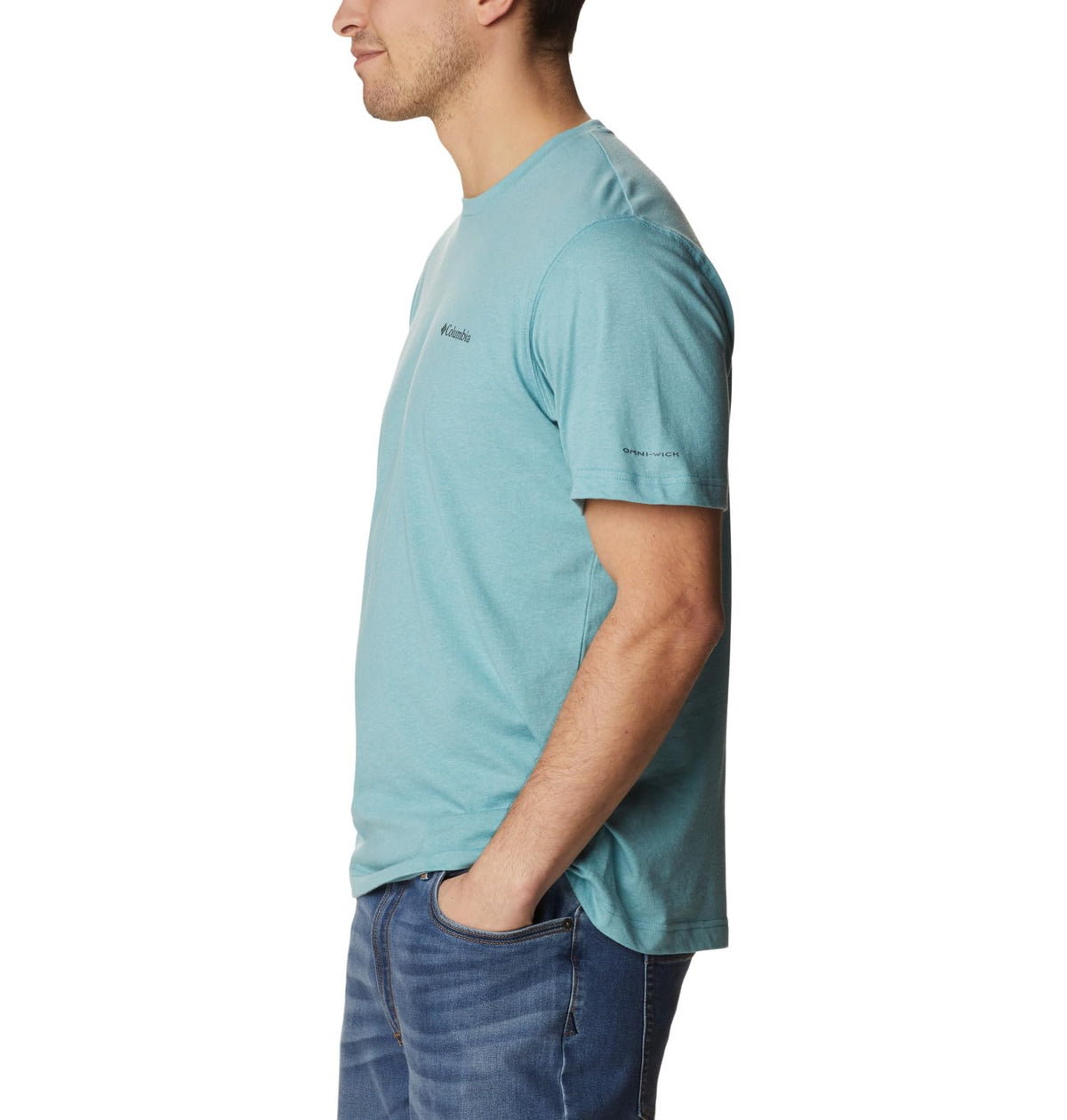 Columbia Men's Thistletown Hills Short Sleeve, Shasta Heather, 6X Big