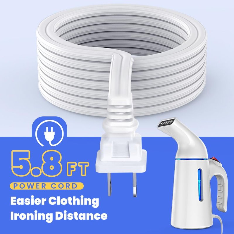 Blesgam Steamer for Clothes 700W, Fast Heat-up in 40S, 120ML Water Tank, 25g/min Strong Penetrating Steam, Portable Clothes Steamer Iron for Travel and Home(GY169)