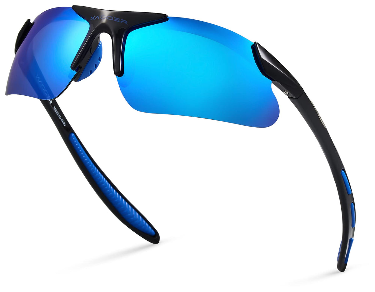 Xagger Kids Youth Polarized Sports Sunglasses for Boys Girls Baseball Softball Glasses TR90 Frame