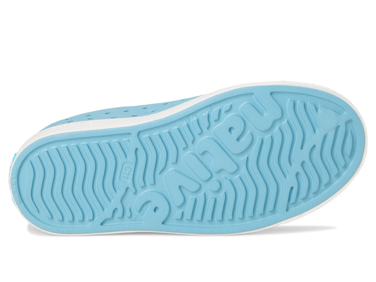 Native Shoes Unisex-Kids Jefferson Sneakers, Flux Blue/Shell White, 6 Toddler
