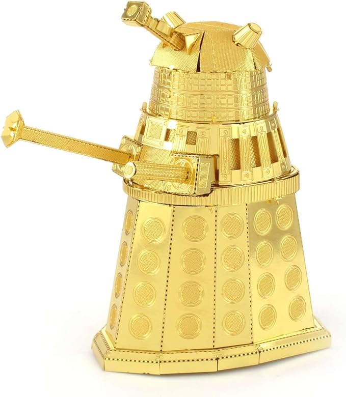 Fascinations Metal Earth Doctor Who Gold Dalek 3D Metal Model Kit