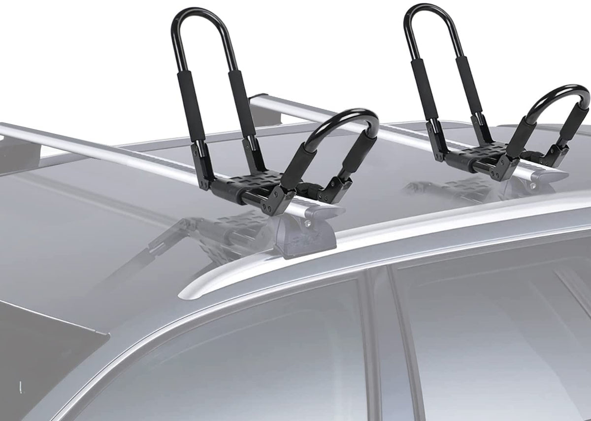 Kayak Roof Rack Foldable Kayak Roof Carrier Rack for Car, SUV, Pickup, Trucks, Kayaks Canoes Paddle Board Car Rack