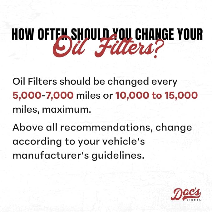 Doc's Diesel Oil Filter D5526 | Compatible