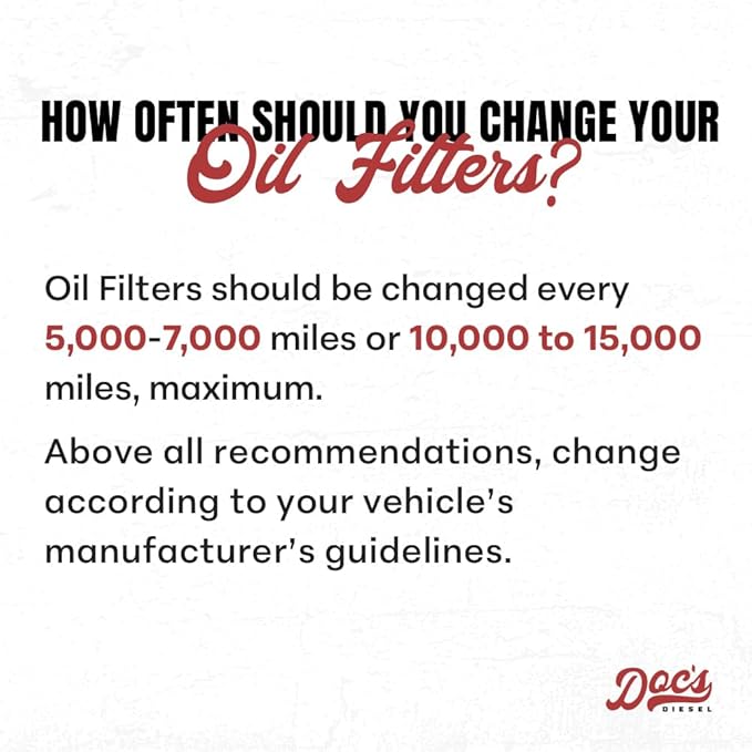 Doc's Diesel Oil Filter D6128 | Compatible