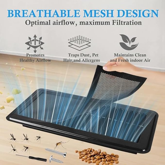 Mesh Vent Cover4 Pack, Magnetic Mesh Vent Covers