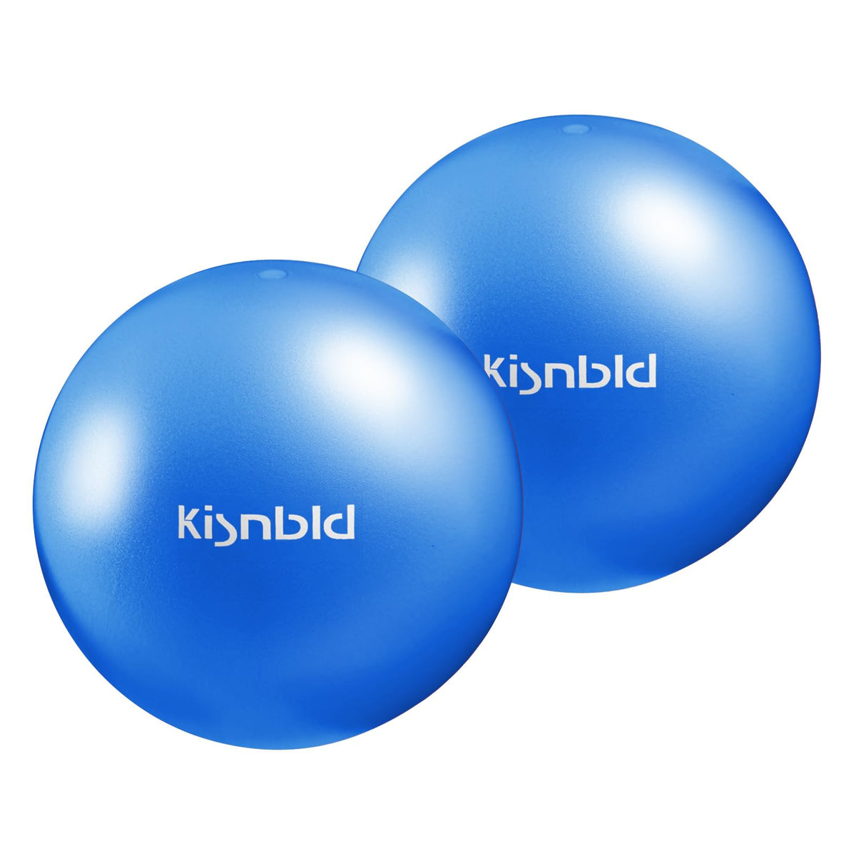 kisnbld Small Exercise Ball, 9 Inch Mini Pilates Ball, Anti Burst and Slip Resistant Mini Yoga Ball for Stability, Fitness, Physical Therapy, Stretching & Core Strength Workout at Home Gym & Office
