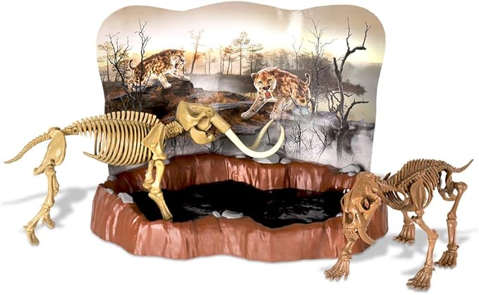 Basic Fun Dr. Steve Hunters Tar Pits Explorer (Saber Tooth Tiger + Mammoth)